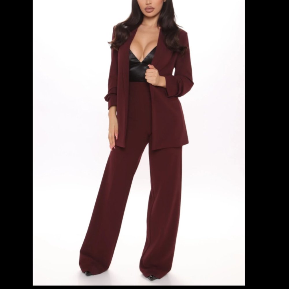 Fashion Nova Blazer Pant Set